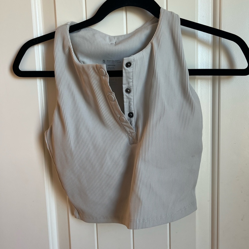 Buffbunny Ribbed Crop Top Medium